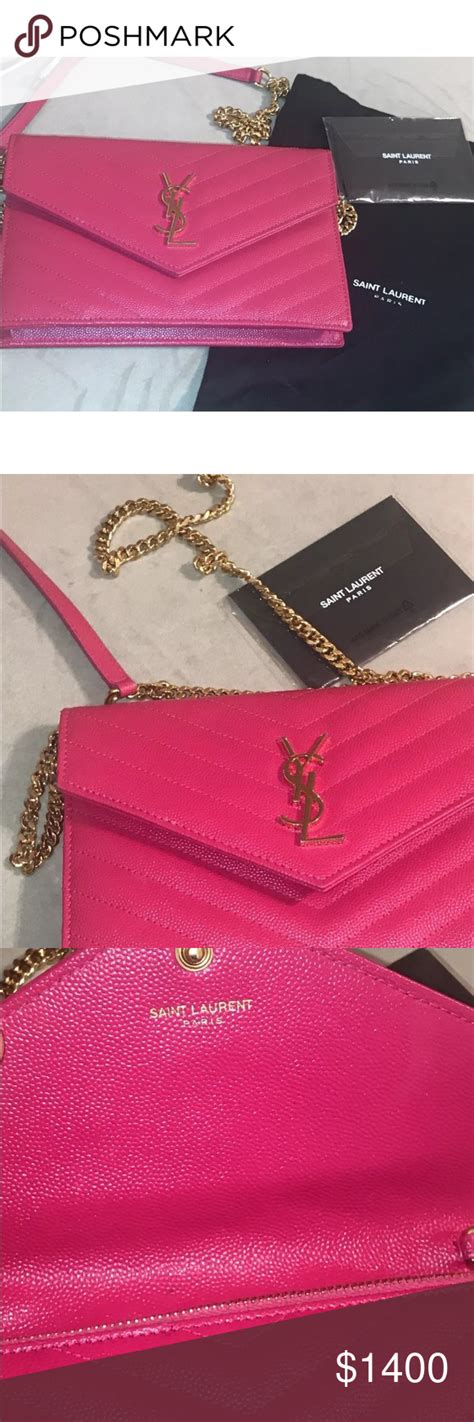 ysl wallet pink|ysl wallet price.